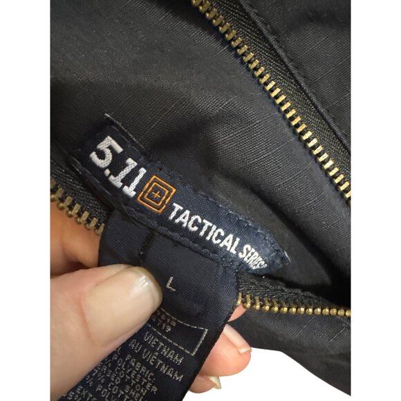 5.11 Tactical‎ Series Mens Jacket L Black Zip-Up - Picture 5 of 9